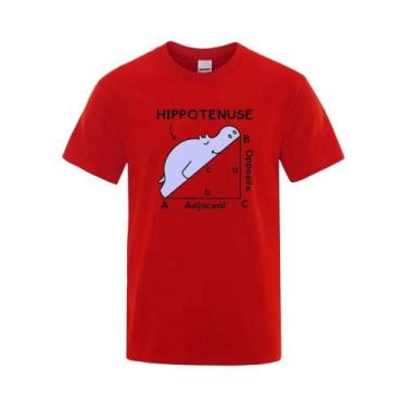 Imagem de Camiseta De Algodão Com Estampa Engraçada De Funções Trigonométricas P