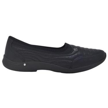 Imagem de Sapatenis Tênis Feminino Kolosh Slip On Casual C3182 Preto, Preto, 37