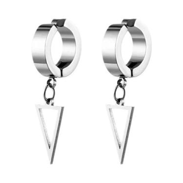 Imagem de Brincos De Clipe Com Pingente De Cruz Da Moda, Não Perfurantes, Para H