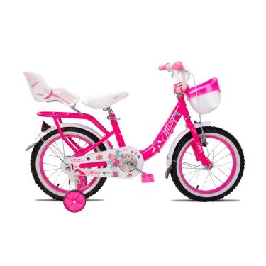Imagem de Bicicleta Aro 16 Missy Pro-X Infantil com Rodinhas Garupa Cesto e Paralama Feminina-Feminino