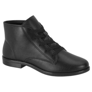 Imagem de Bota Coturno Feminino Cano Curto Preto Beira Rio 9085.101-Feminino