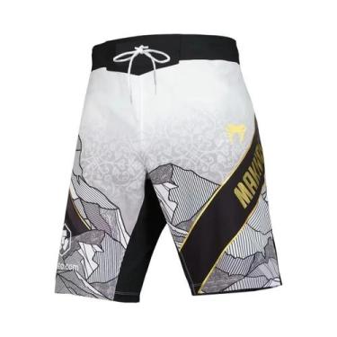 Imagem de Bermuda Esportiva Masculina De Secagem Rápida E Respirável Com Estampa