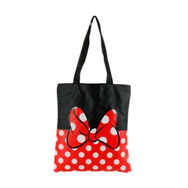 Imagem de Bolsa Sacola Minnie Disney 40x34cm  Espaçosa, Charmosa e Original