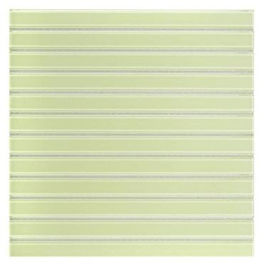 Imagem de Kit 1m² Pastilha de Vidro Lisa 30cm X 30cm Verde Claro