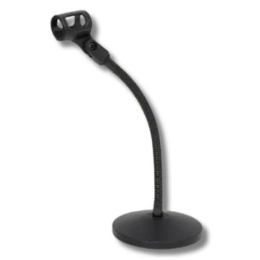 Imagem de Pedestal Microfone De Mesa Suporte Pé De Ferro Sm400 Zellmer