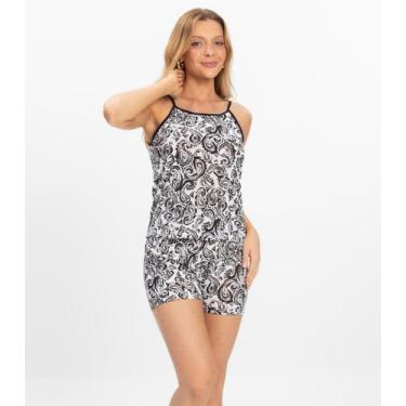 Imagem de Short Doll Curto Feminino De Liganete Bella Ana Preto, M, Preto