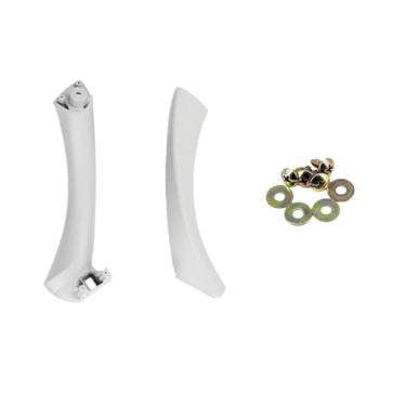 Imagem de Compatível com bmw e90 e91/bmw 3-series painel maçaneta da porta interna do carro sedan puxar guarnição capa 51417230850 51419150335 51419150340(Gray-Set-Right)