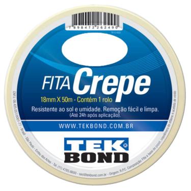 Imagem de Fita Crepe TekBond 18mmx50m
