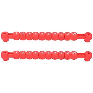 Imagem de Acouto Contador de Futebol de Mesa de 2 Unidades Com 10 Números - Indicador de Pontuação de Pebolim para Crianças, Acessório de Placar de Pebolim Fácil de Instalar, Design Ergonômico, Marcação