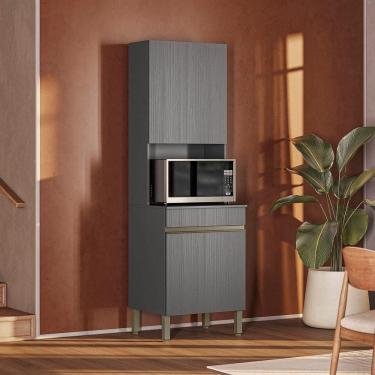 Imagem de Paneleiro Para Microondas 2 Portas Line - Ssx Multicoisas Gris-gris