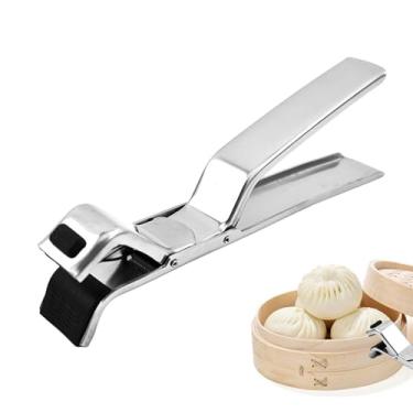 Imagem de Grampo Suporte para Tigelas Anti-Queimadura - em Aço Inoxidável para Utensílios de Cozinha - Agarrador Anti-Queimadura para Torradeira,Para Panela Frigideira Tigela Prato Forno Microondas Cozinha Banc