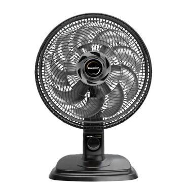 Imagem de Ventilador de Mesa e Parede Preto Egeo 40cm 220v  Mallory