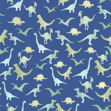 Imagem de Papel de Parede Bosque da Imaginação Dinossauro Azul 80614