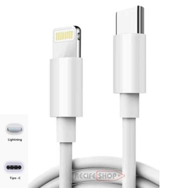 Imagem de Cabos Lightning para USB-C 1m 6 und Flexível Resistente Ideal para Sincronização