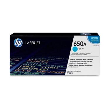Imagem de Toner Original Hp Ce270a 650a Ciano / Cyan Cp5525dn
