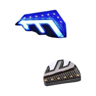 Imagem de Luz De Sinalização LED 12V Com Asas De Anjo Para Motocicletas E Veícul