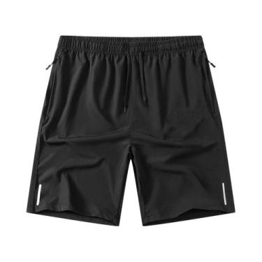 Imagem de Shorts Casuais Masculinos Para Corrida E Academia, Conjunto De 3 Peças