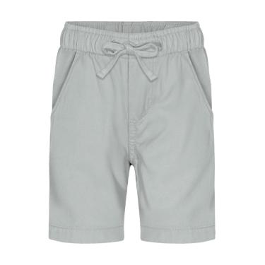 Imagem de Bermuda Infantil Menino Sarja Cinza Alakazoo-Masculino