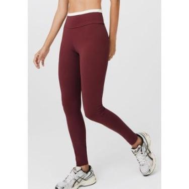 Imagem de Calça Legging Esportiva Feminina Cintura Alta Com Fio Lycra®-Feminino