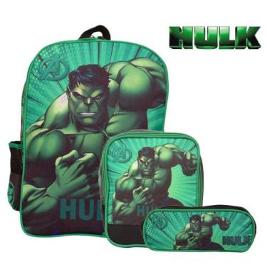 Imagem de Mochila Masculina Infantil Escolar Herói Incrivel Hulk - TOYS 2U