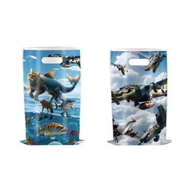 Imagem de Sacolas De Lembrancinhas Para Festa De Aniversário Infantil 10 Peças T