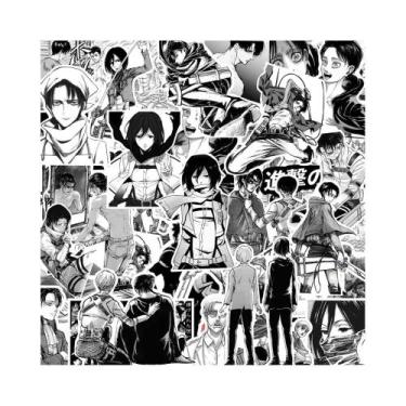 Imagem de Adesivos De Anime Attack on Titan 10 30 70 Peças, Decalques À Prova d'