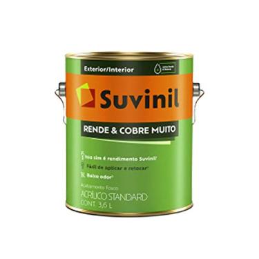 Imagem de Tinta Suvinil para parede rende e cobre muito 3,6L - Gelo