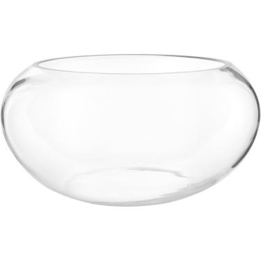 Imagem de Vaso Decorativo Enfeite Redondo Home&co Vidro 18x35cm Transparente