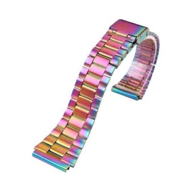 Imagem de Pulseira De Metal Fino De Aço 18mm Para Relógios CASIO A158 A159 A168 