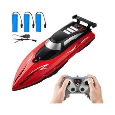 Imagem de Barco De Controle Remoto Elétrico De Alta Velocidade 2.4GHz Com Duplo 