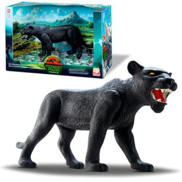 Imagem de Boneco Pantera De Vinil Articulado Realista Forest Animals - Silmar Br