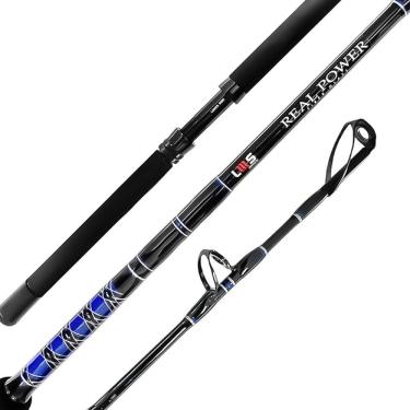 Imagem de Vara Pesca Carretilha Extra Pesada Lumis Real Power 1,98m 80-160Lbs Inteiriça