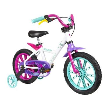Imagem de Bicicleta Infantil Caloi Aro 14 Cecizinha a partir 4 anos, 14", Colori