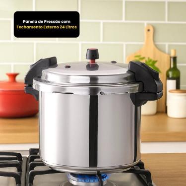 Imagem de Panela De Pressão Com Fechamento Externo 24 Litros