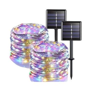 Imagem de Luz Solar LED À Prova d'Água Para Exterior, Cordão De Luzes Decorativa