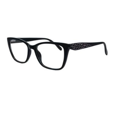 Imagem de Armação Para Óculos De Grau Feminina Leve Moderna Confortável-Feminino