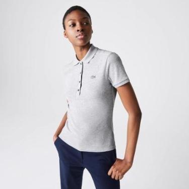 Imagem de Camisa Polo Lacoste em Piqué de Algodão com Stretch Feminina-Feminino