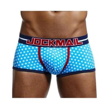 Imagem de Cuecas Boxer Masculinas Sexy De Algodão, Respiráveis E Confortáveis Co