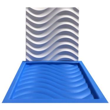 Imagem de Forma Gesso Placa 3D Plástico & Eva - Dunes - Xmoldes Formas 3D