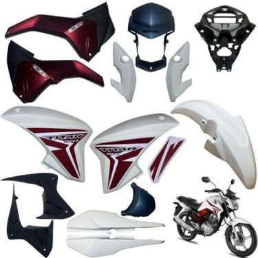 Imagem de Kit Carenagem Cg Titan 150 Modelo 2014 / 2015 Completo Já Adesivado - 