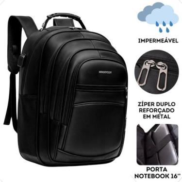 Imagem de Mochila Escolar Faculdade Viagens Trabalho Masculina Feminina Notebook
