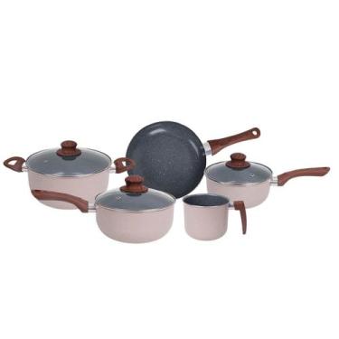 Imagem de Conjunto Panelas Inducao Ceramico 5 Pecas Matera Vista Home., 3,5 litr