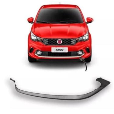 Imagem de Moldura de Grade Central Parachoque Argo 2018 2019 Cinza - RETOV