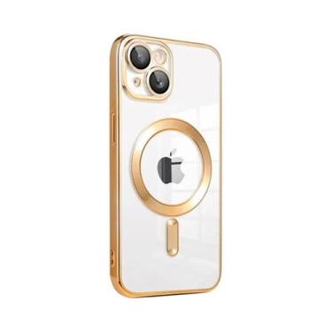 Imagem de Capa Magnética Transparente De Luxo Para Apple Magsafe Compatível Com 