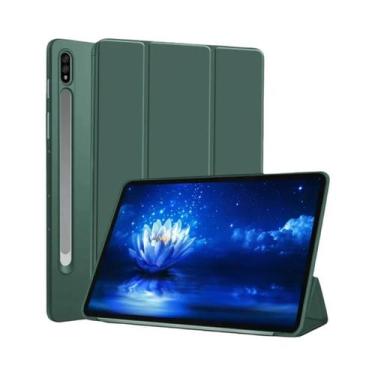 Imagem de Capa De Silicone PU Inteligente Para Samsung Galaxy Tab S10 FE S9 S8 S