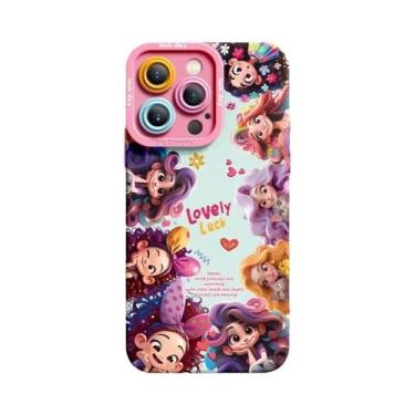 Imagem de Capa Deluxe De Silicone Colorida Para iPhone pro Max 16 15 14 13 12 11