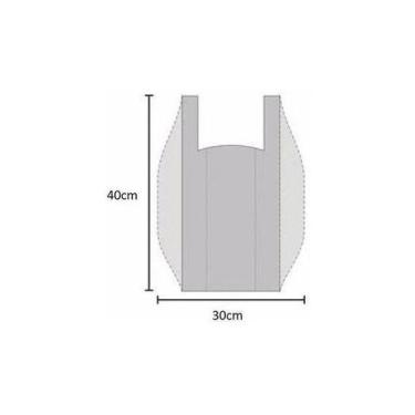 Imagem de Sacola Plástica Reciclada Reforçada 30x40 Caixa Com 2kg - Higipack