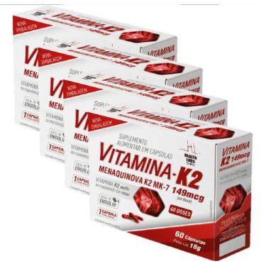 Imagem de Vitamina K2 MK-7 em Cápsulas de 149Mcg cada (60 Doses) - HEALTH, 4