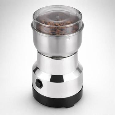 Imagem de Moedor de Café Elétrico 200W Inox para Grãos e Sementes - Genérica, Bi