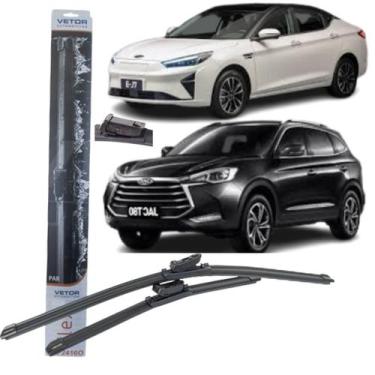 Imagem de Palheta Limpador Parabrisa JAC MOTORS E-J7 2022/- T80 2018/- - VETOR (
